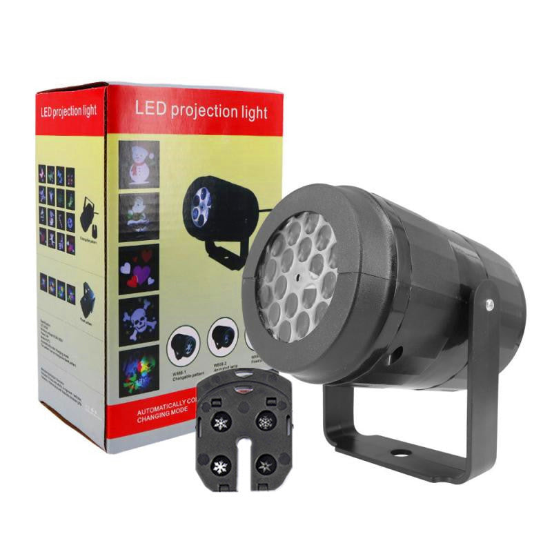 Projecteur LED flocon de neige de Noël – éclairage extérieur et intérieur pour Noël et les fêtes