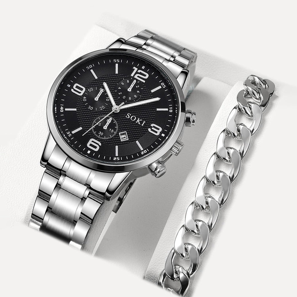 Herrklocka i affärsstil – tidlös och stilren design