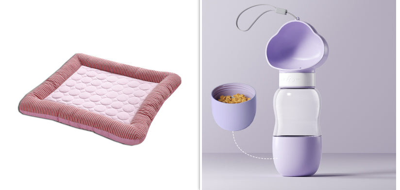 Denna svalkande kudde för husdjur är tillverkad av högteknologiskt kylande tyg 