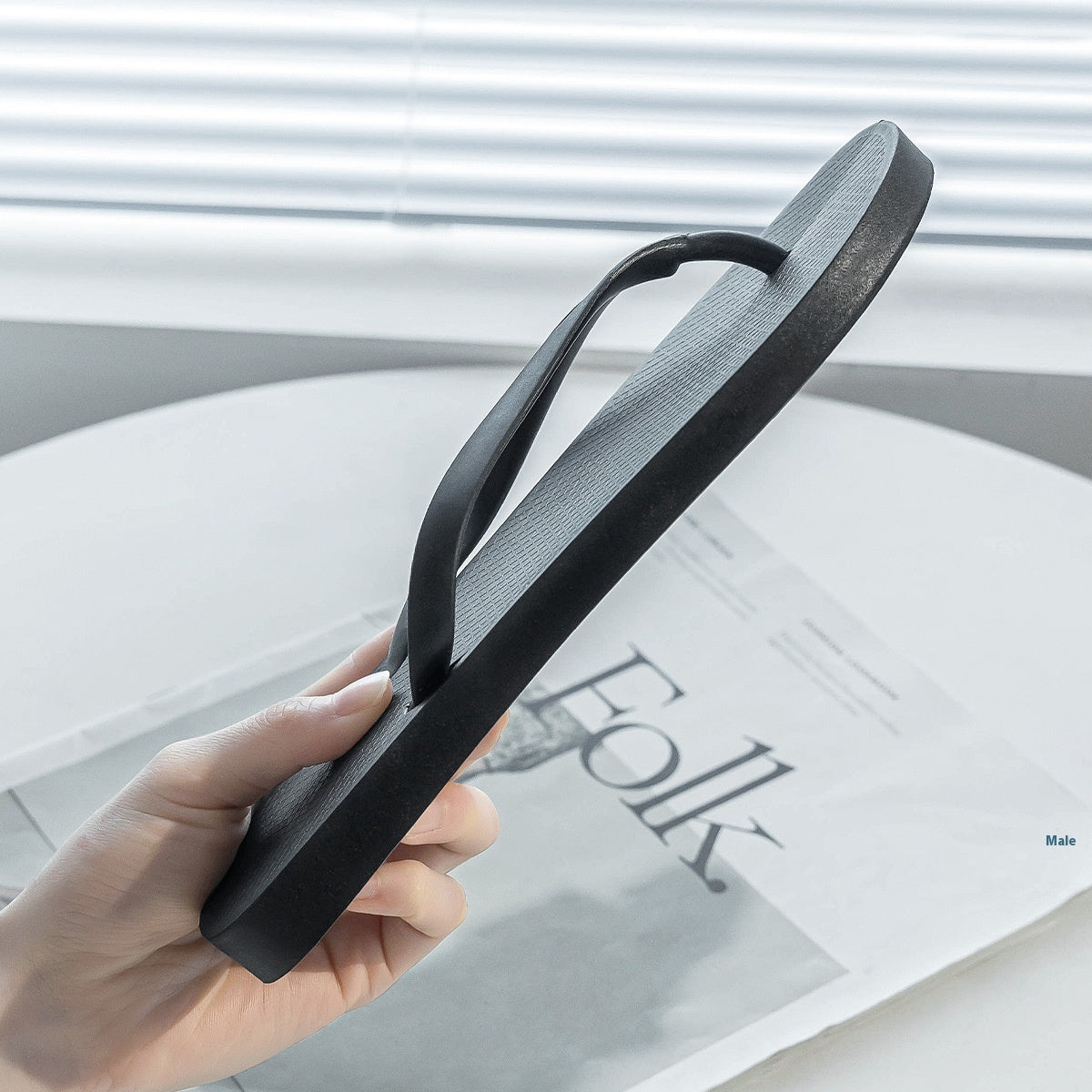 Seaside Beach Non-slip Breathable Foldable And Portable Flat Slippers