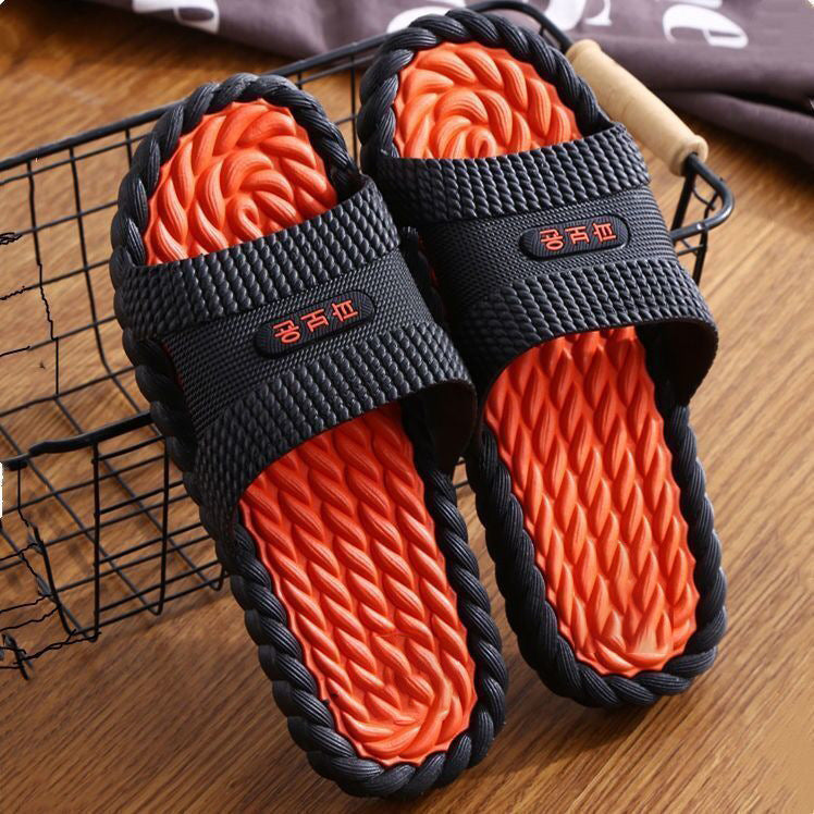Zapatillas de casa antideslizantes desodorantes con masaje