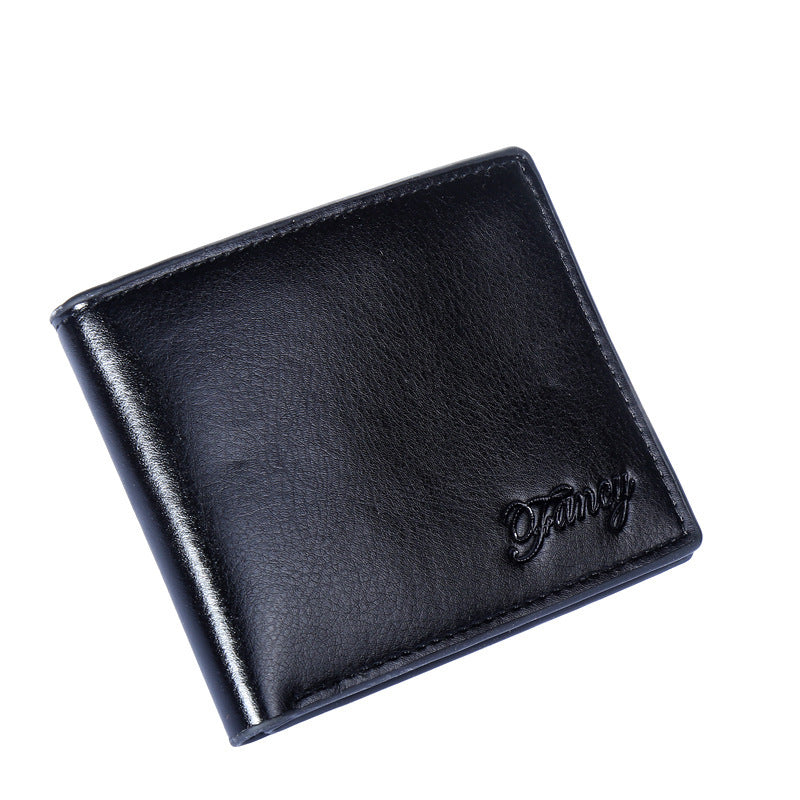 Herrset med klocka, läderbälte med automatikspänne och plånbok – komplett presentbox i svart