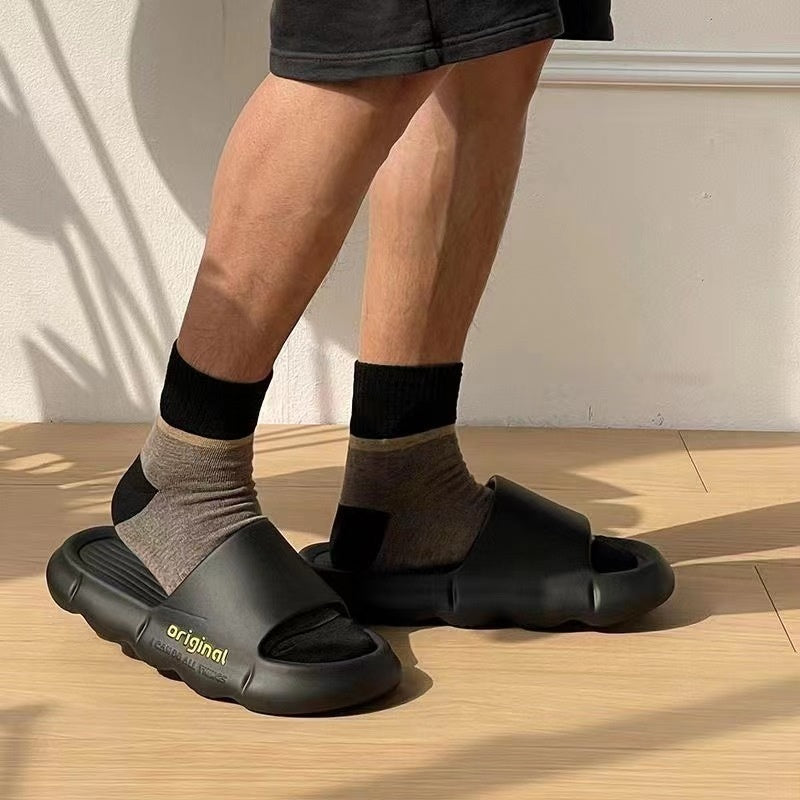 Zapatillas Sin Cordones Antideslizantes Con Suela Gruesa Para Exteriores Y Hogar