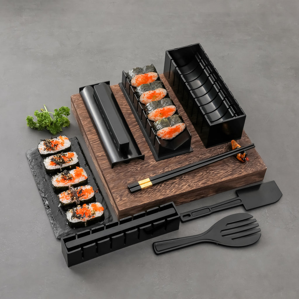 Kits profesionales antiadherentes para hacer sushi de 11 piezas