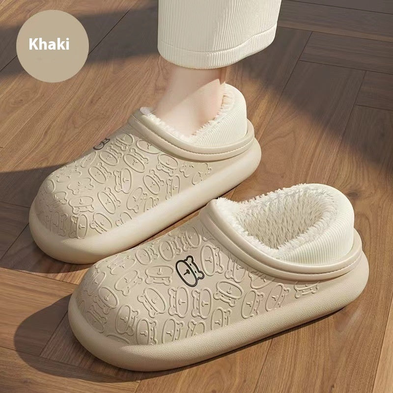 Pantuflas de Algodón para Mujer para Interior, Otoño e Invierno