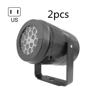 Projecteur LED flocon de neige de Noël – éclairage extérieur et intérieur pour Noël et les fêtes