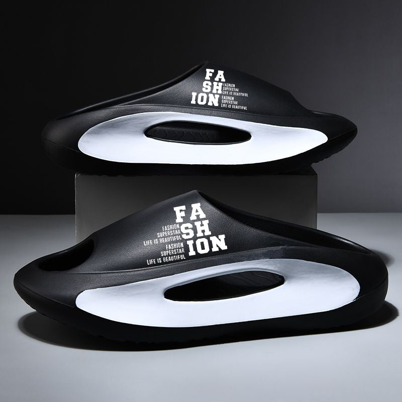 Lässige Herren-Plateau-Hausschuhe mit weicher, rutschfester Sohle