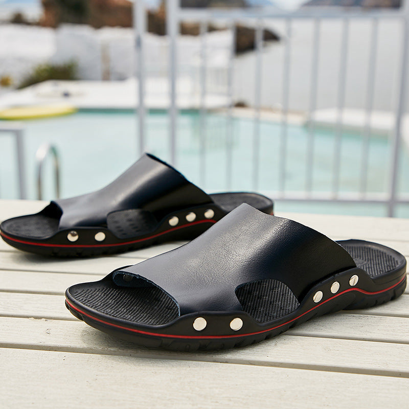 Sandalias de verano para hombre, chanclas de playa