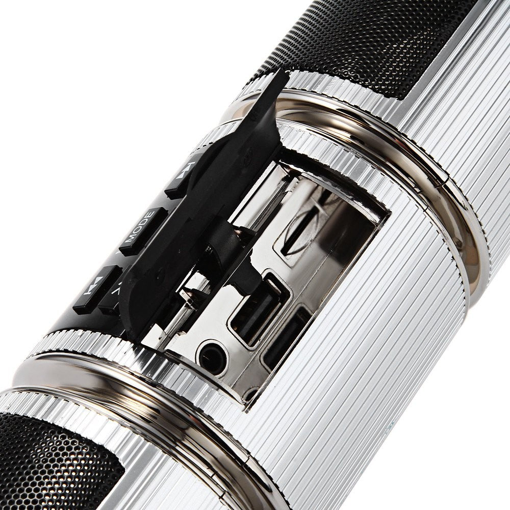 Motorcykel MP3-musikspelare Högtalare Motorcykel Bluetooth Stereohögtalare FM-radio Vattentät Justerbar Fäste Ljudspelare 