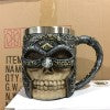 Tazas de café con calavera 3D de 400 ml
