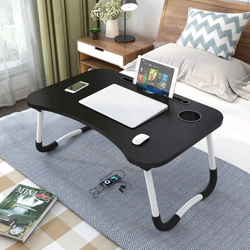 Notebook folding computer table