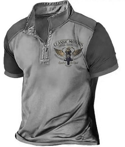 Golf-Poloshirt mit 3D-Druck