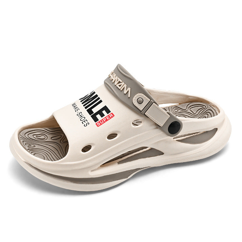 Chanclas de playa EVA de verano para estudiantes, para exterior y conducción, talla grande