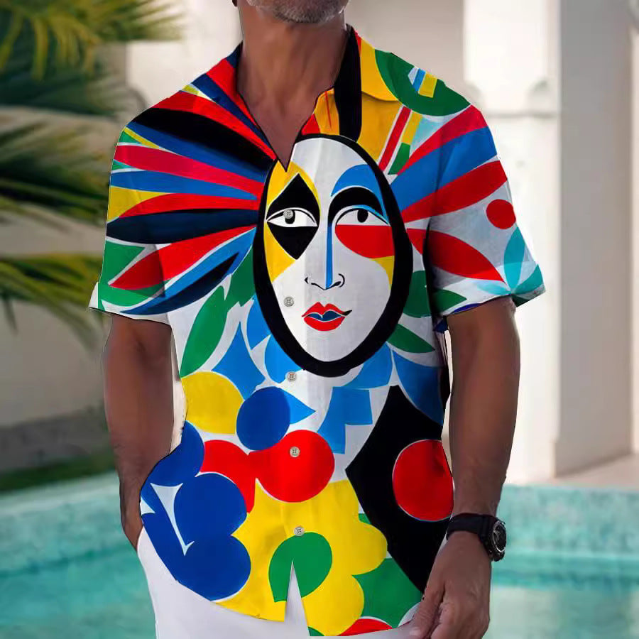 Camisa estampada para hombre