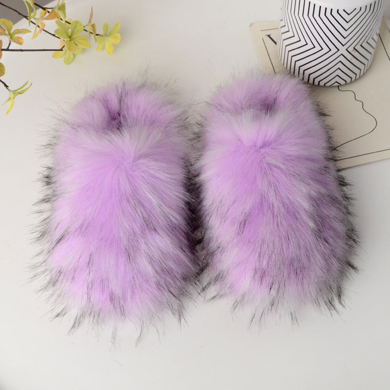 Wollhausschuhe Winter-Hausschuhe aus Samt, warm, rutschfest, mit Zehenabdeckung, Wollschuhe