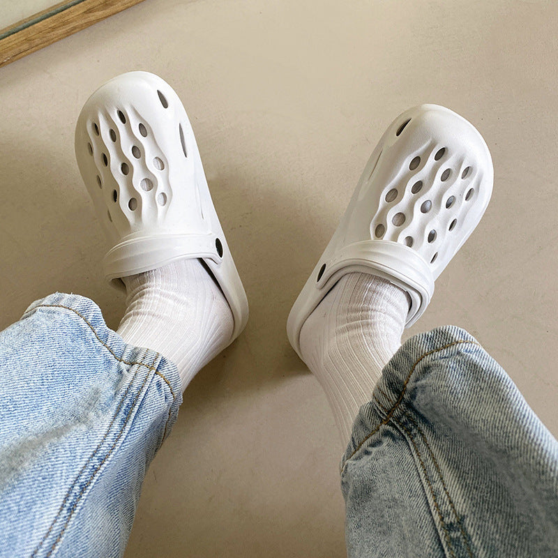 Zapatillas gruesas casuales para exterior de moda para mujer