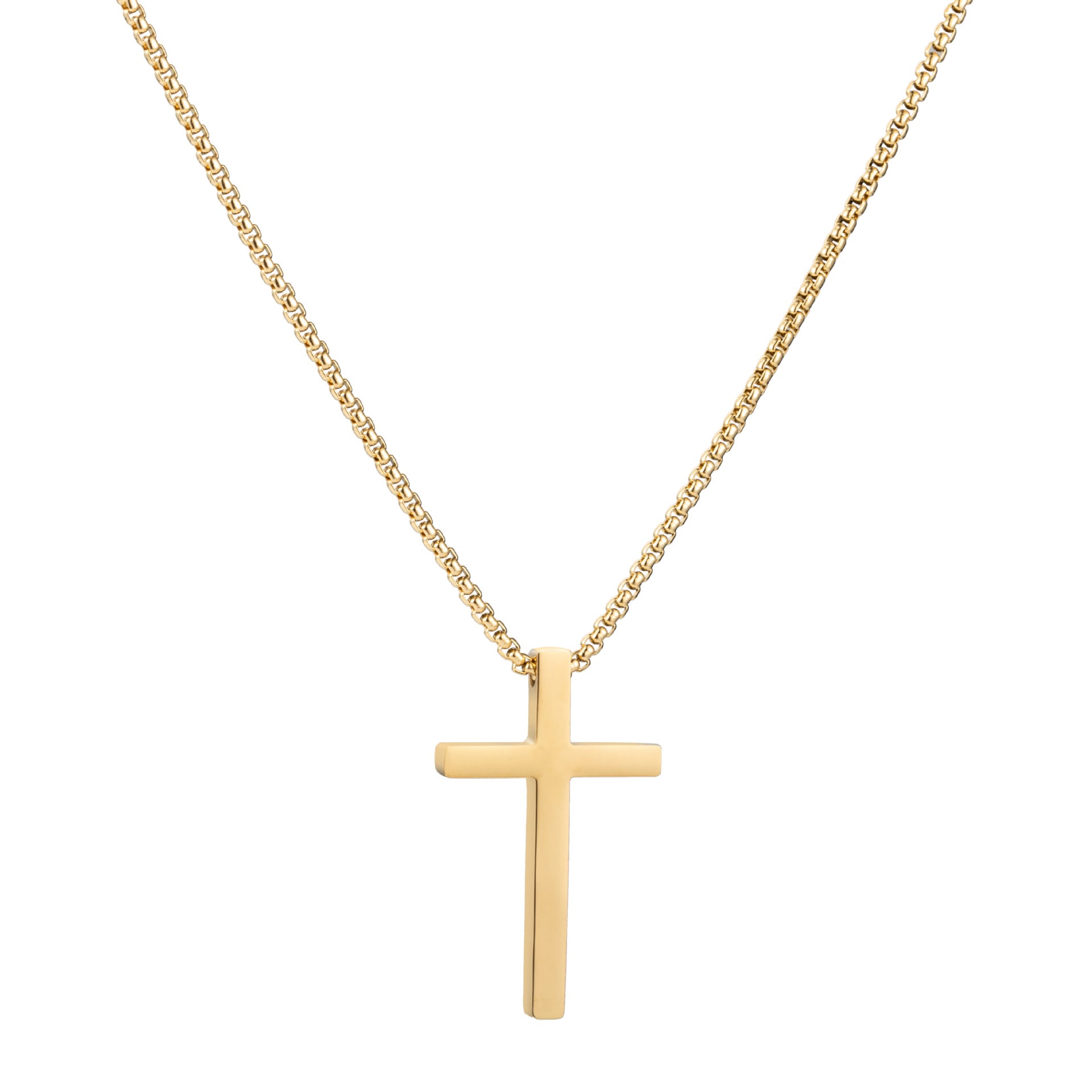 Simple Box Chain Stainless Steel Necklace