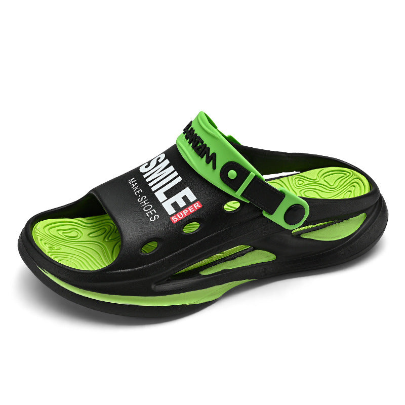 Chanclas de playa EVA de verano para estudiantes, para exterior y conducción, talla grande