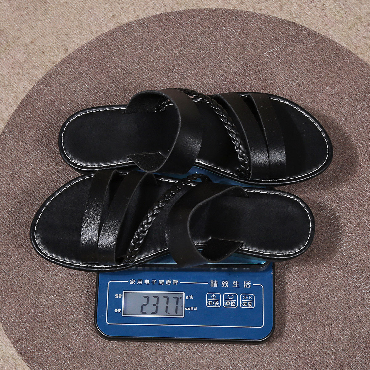 Sandalias planas cómodas de moda de verano para mujer talla grande