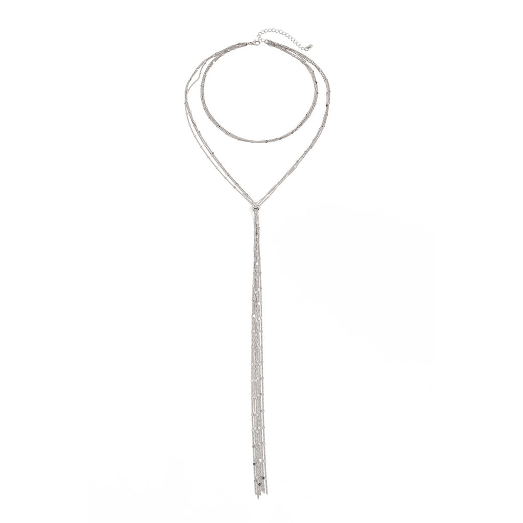 Sexy Multi-layer Y-shaped Tassel Neck Back Chain