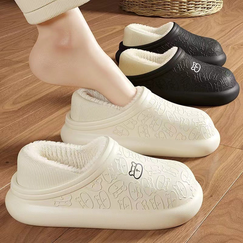 Pantuflas de Algodón para Mujer para Interior, Otoño e Invierno