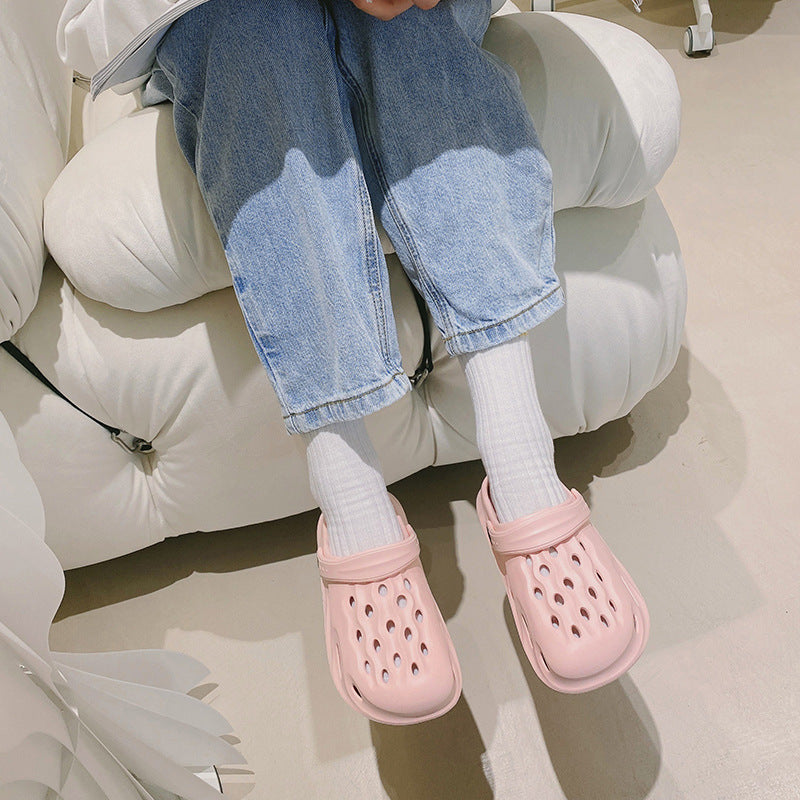 Zapatillas gruesas casuales para exterior de moda para mujer
