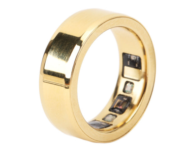 Svart teknik Pulsmätning, blodsyre, sömnövervakning Vattentät Bluetooth-ring