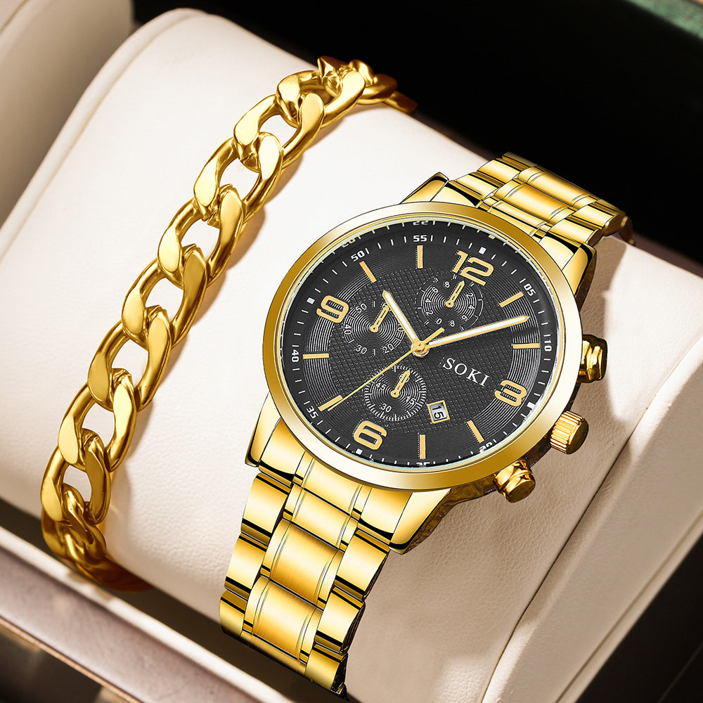 Herrklocka i affärsstil – tidlös och stilren design