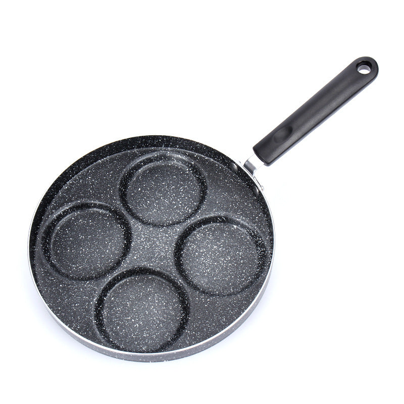 Sartén antiadherente para huevos, para 4 tazas, apta para cocina a gas