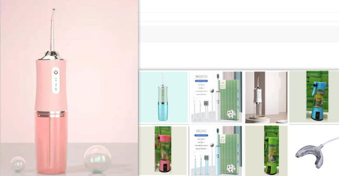 Smart LED-tandblekning Bärbar USB-laddning LED Blått ljus Tandblekningsinstrument Tandblekningsenhet Utrustning