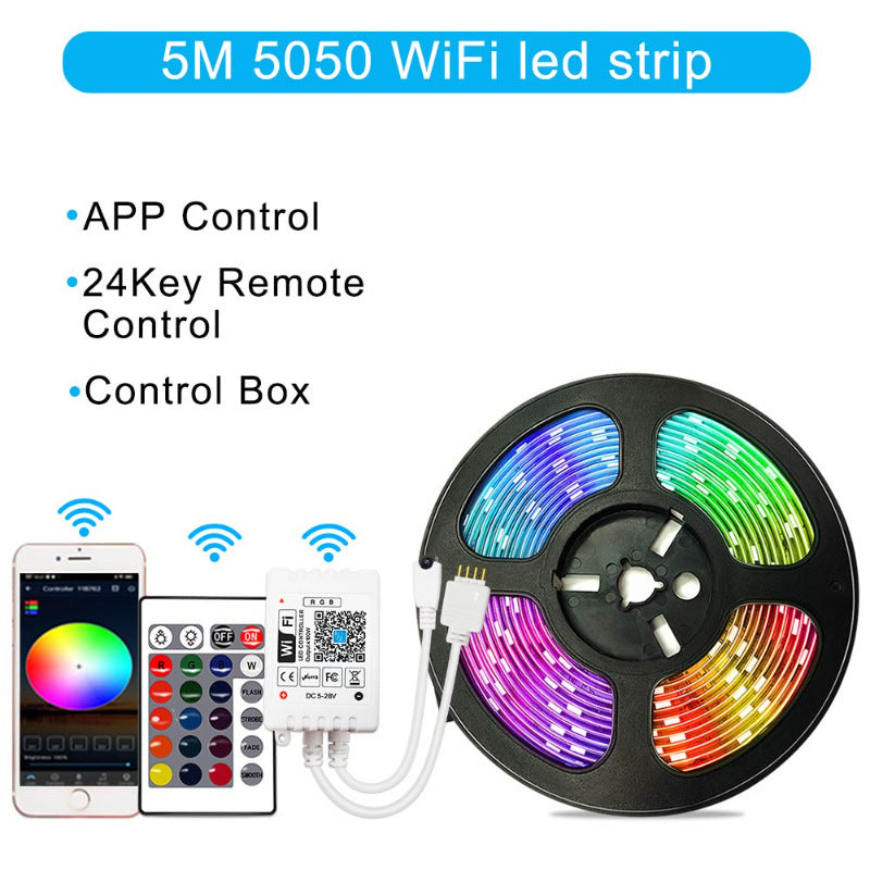 2835 5050 RGB-ljusremsa Smart WiFi LED