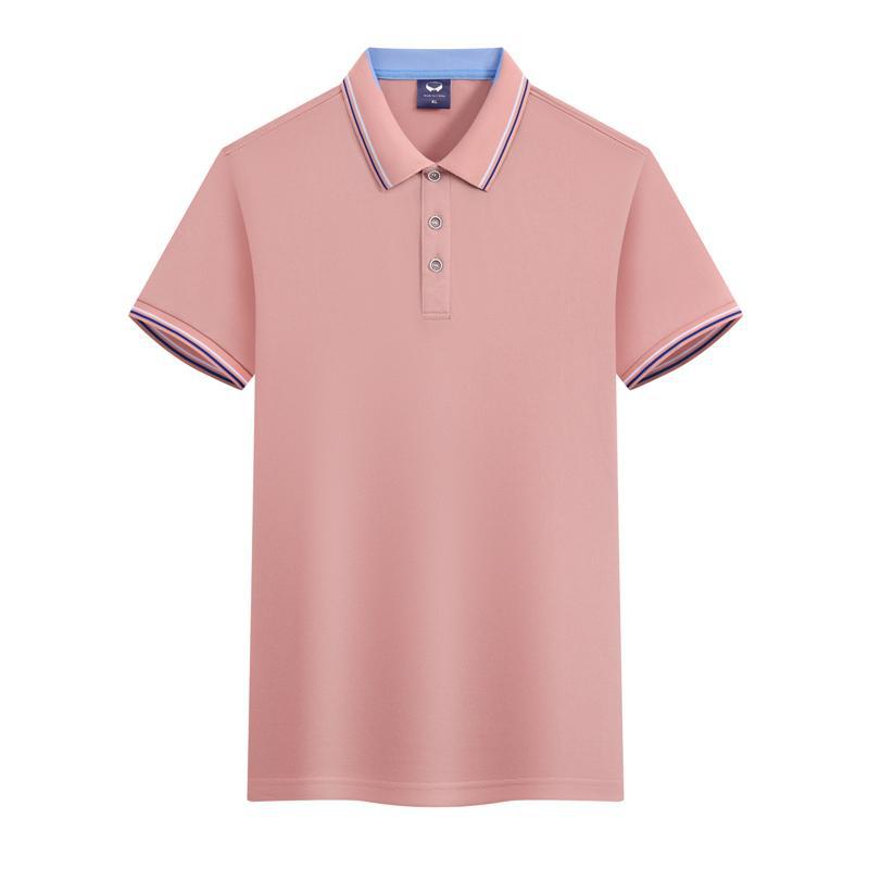 Work Clothes Ice Silk Quick-drying 240g Color Matching Polo Shirt