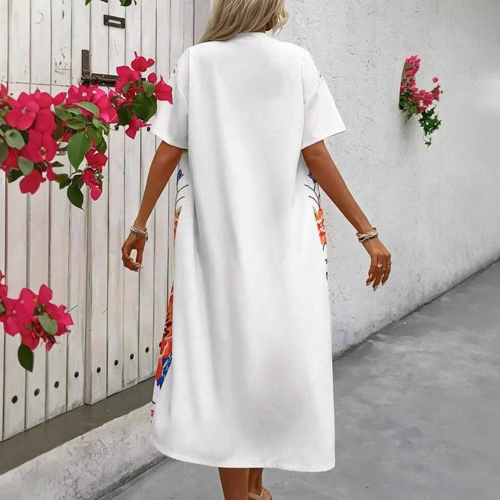Cárdigan Largo De Mujer Con Estampado, Estilo Étnico Retro, Elegante E Informal