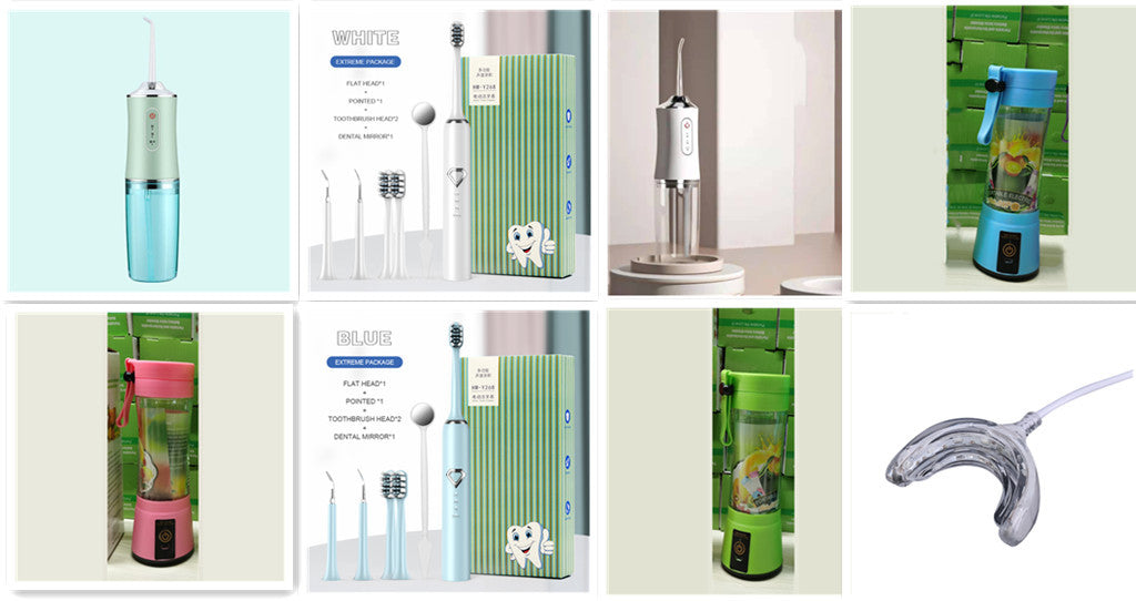 Smart LED-tandblekning Bärbar USB-laddning LED Blått ljus Tandblekningsinstrument Tandblekningsenhet Utrustning