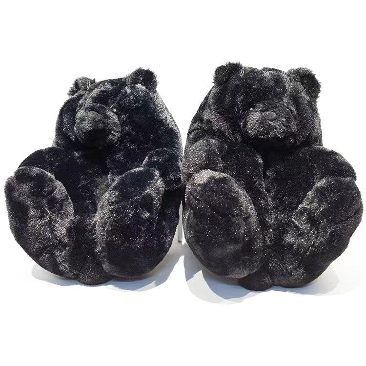 Indoor Cartoon Extra Thick Non-slip Animal Cotton Slippers
