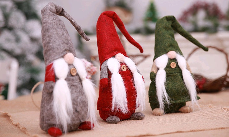 Europeisk Tomte-docka utan Ansikte