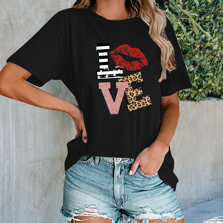 Painokuvioitu Urban Casual -T-paita Naisille