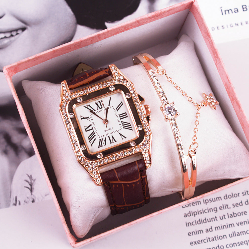 Klockarmbandsset i två delar Micro Business Dränage Presentarmbandsurset