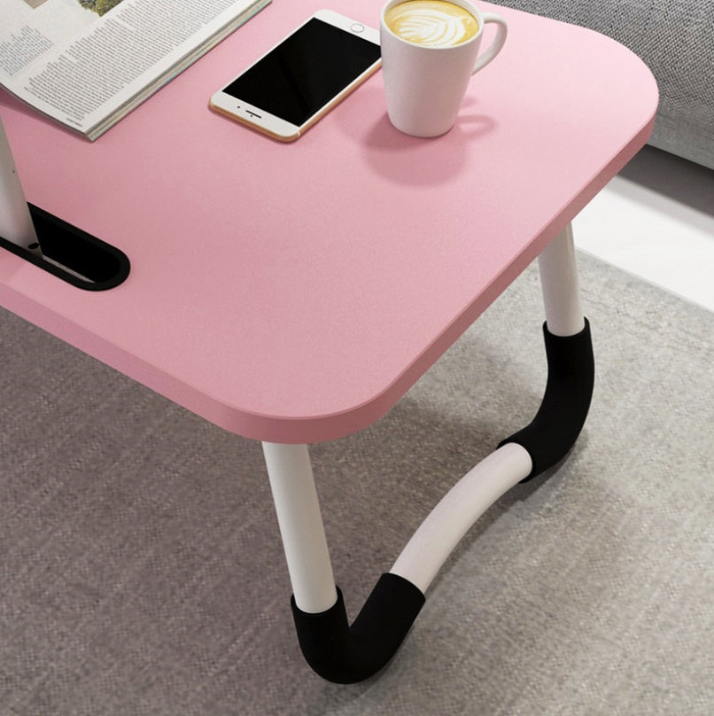 Notebook folding computer table
