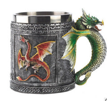 Tazas de café con calavera 3D de 400 ml
