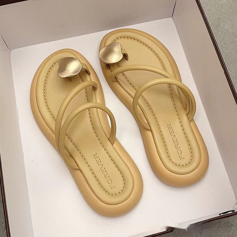 Zapatillas planas estilo hada francés con puntera cerrada para exterior