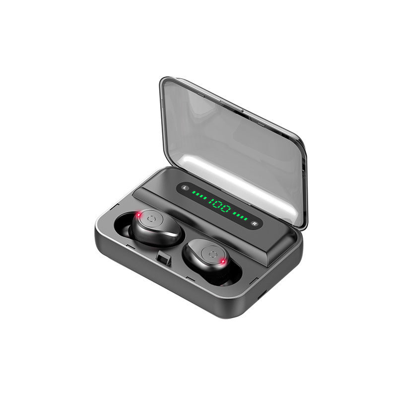 Multifunktionellt Bluetooth-headset Binaural rörelse Powerbank Telefonstöd