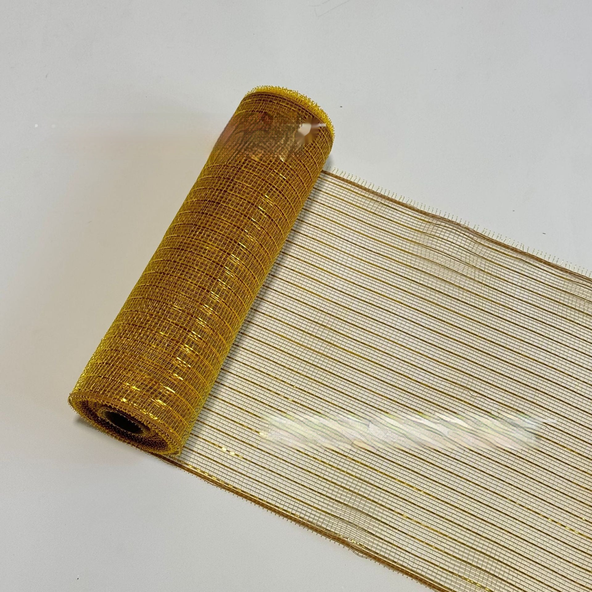 Julgransdekoration Sidenband Färgade band Julscenlayout Nät Rosett Hänge Garnremsa