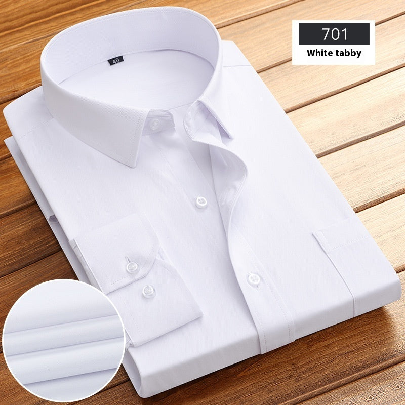 Nueva camisa de hombre de manga larga a rayas para primavera y otoño, estilo business