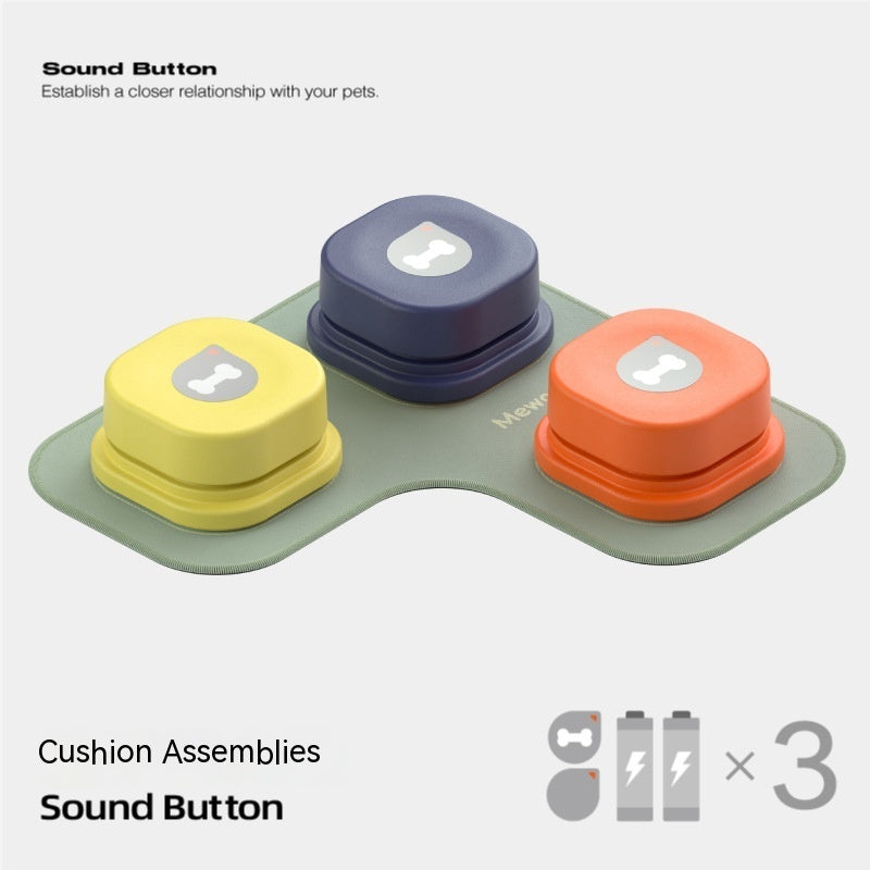 Husdjurskommunikationsknapp – Inspelbar Hund- och Kattleksak