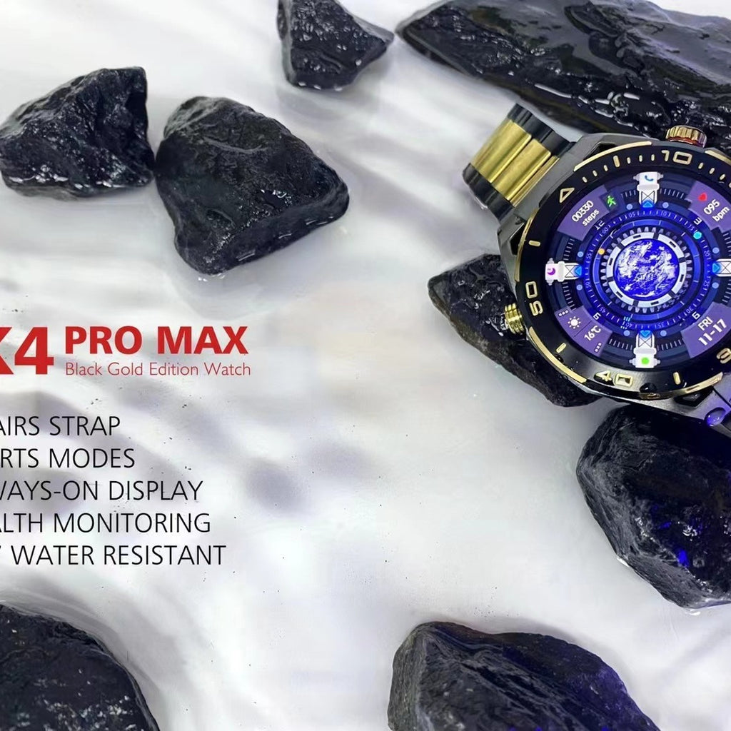 Smart sportklocka med Bluetooth-samtal och stor skärm, utformad för vuxna användare.