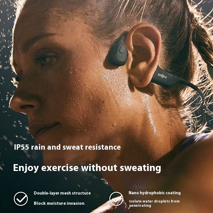 Benledningshörlurar med trådlös rörelse och Bluetooth-kompatibla