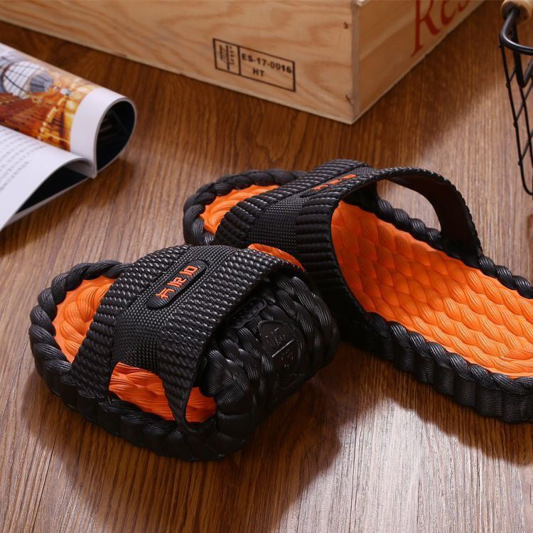 Zapatillas de casa antideslizantes desodorantes con masaje
