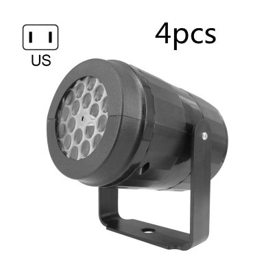 Projecteur LED flocon de neige de Noël – éclairage extérieur et intérieur pour Noël et les fêtes