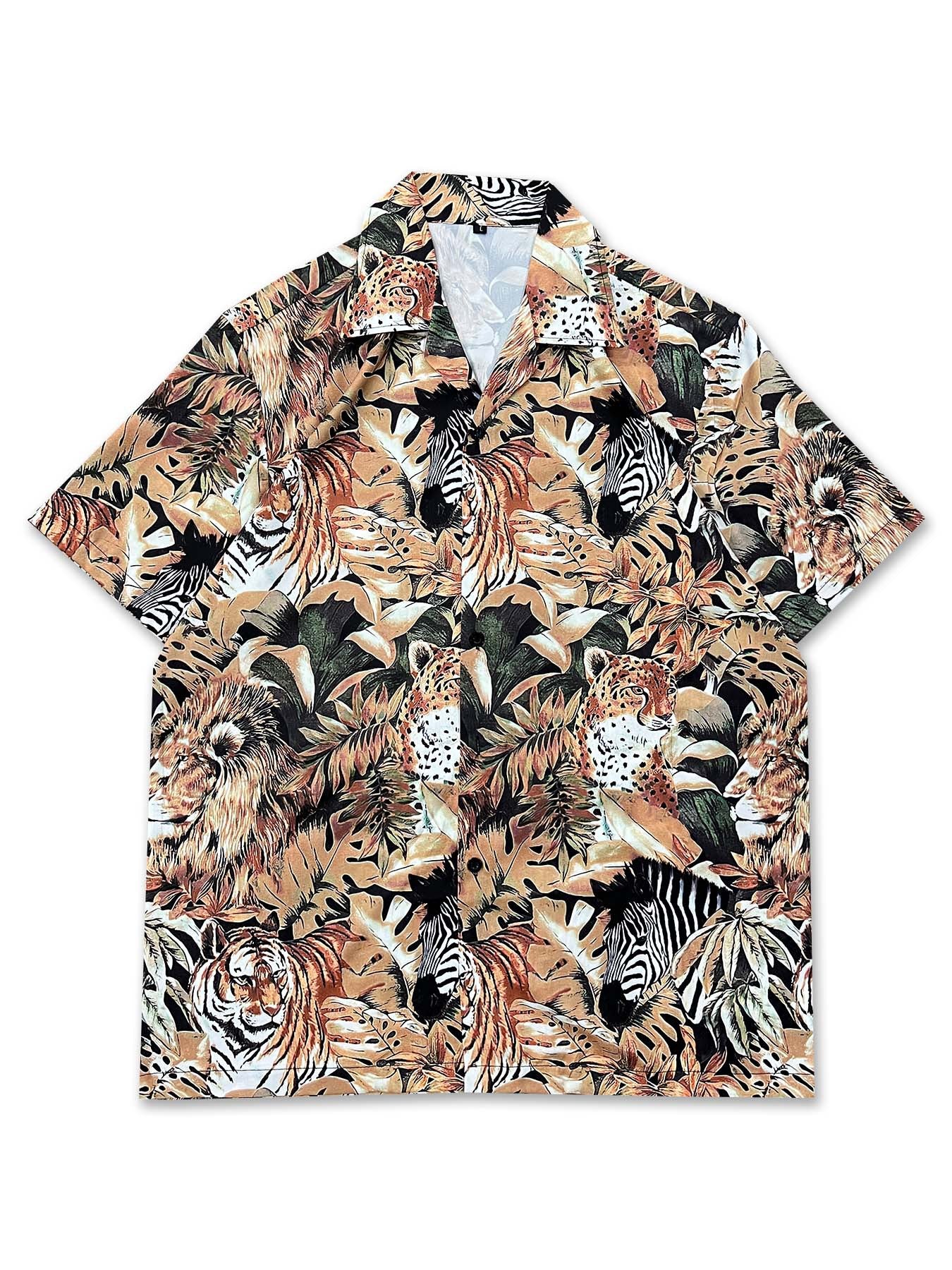 Camisa estampada con estilo vintage retro de dibujos animados